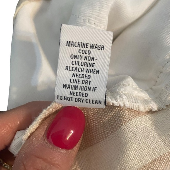 NWT Thread & Supply linen blend striped drawstring pants - Picture 7 of 7